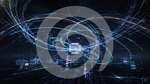 Advanced AI Data Networks and Digital Processing Core